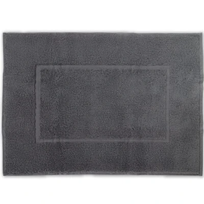 Afbeelding van Valneo badmat in koningsgrijs, 100% katoen (800 g/m2), 50 x 70 cm