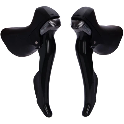 Afbeelding van Shimano Tiagra ST 4700/4703 Versnellings /remhendel Set x 3 10 speed, grijs/zwart