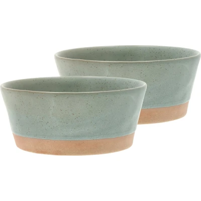 Afbeelding van Kom Villa Collection Evig Green 15 x 6,5 cm (Set van 2)