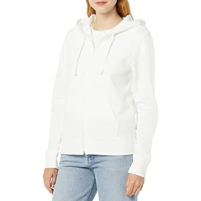 Afbeelding van Amazon Essentials Women&#039;s Fleecetrui van Franse badstof met volledige ritssluiting (verkrijgbaar in grote maten), Ivoor, L