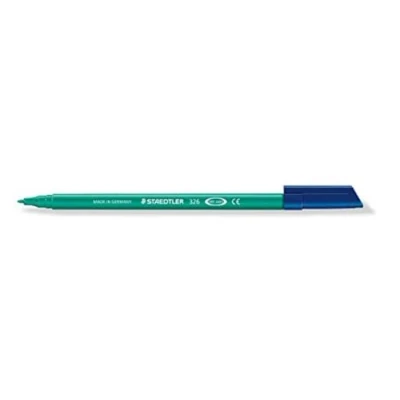 Afbeelding van Staedtler 326 5 viltstift Noris Club, circa 1,0 mm, uitwasbaar, 10 stuks in kartonnen etui, groen