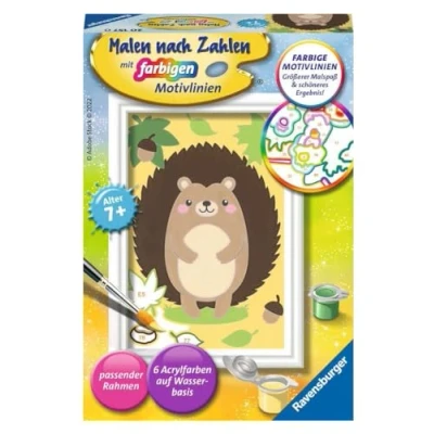 Afbeelding van Ravensburger Malen nach Zahlen 10157 Kleiner Igel Kinder ab 7 Jahren