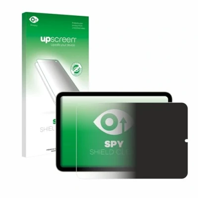 Afbeelding van upscreen privacy screenprotector voor Apple iPad Mini 7 WiFi 2024 (Landschapsmodus) Folie Beschermfolie Blauwlichtfilter