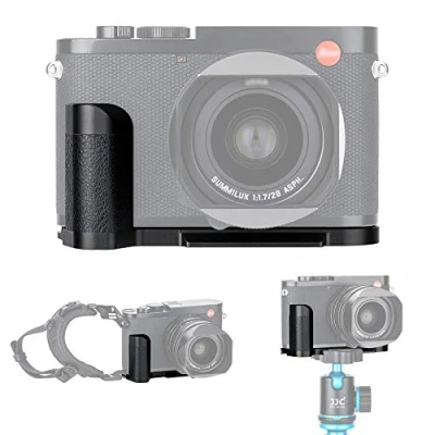 Afbeelding van JJC metalen handgreep voor Leica Q2 camera Arca Swiss Type snelkoppelingsplaat Antislip L beugel Verbeterde grip