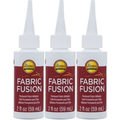 Afbeelding van Aleene&#039;s Stoflijm Fabric Fusion Permanent Adhesive 59ml 3 stuks
