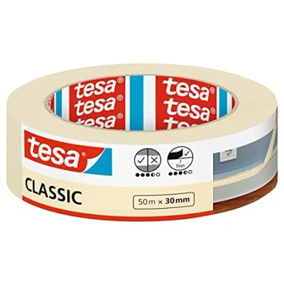 Afbeelding van tesa Classic 52805 00000 03 Schilderstape Wit (l x b) 50 m 30 mm 1 stuk(s)