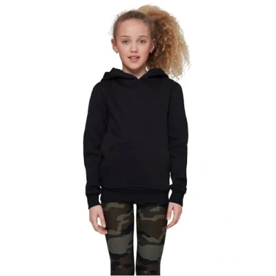 Afbeelding van Build Your Brand Jongens hoodie Basic Kids Hoody, kinderen Hooded Sweater verkrijgbaar in vele kleuren, maten 110/116 158/164, zwart, 122/128 cm
