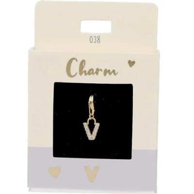 Afbeelding van Depesche Hanger &quot;Express yourself&quot; design 038 Letter V