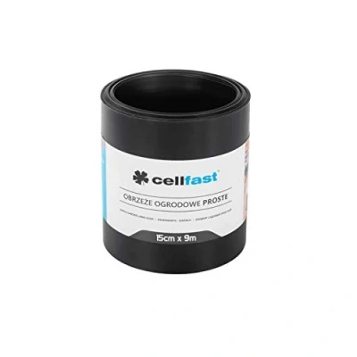 Afbeelding van Cellfast Rechte tuinrand 15cm x 9m zwart