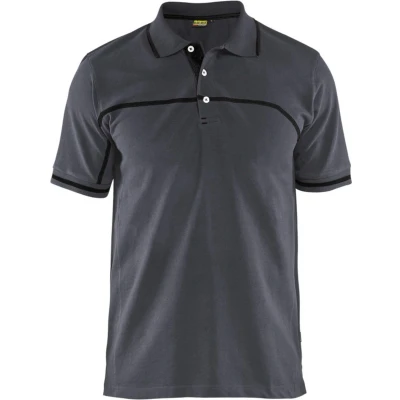 Afbeelding van Blåkläder 3389 Poloshirt Grijs/zwart L