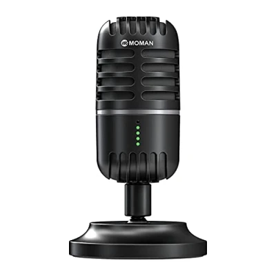 Afbeelding van microfoon pc, streaming voor PS4, PS5, Condenser Microphones USB C gaming, podcast, opnames, streaming, met mu/gain, adapter telefoon, compatibel Mac, Winows