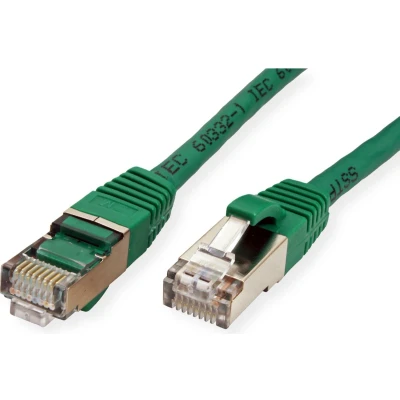 Afbeelding van VALUE Patchkabel Cat.6 (Class E) S/FTP (PiMF), LS0H, groen, 3 m