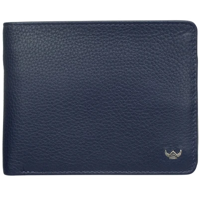 Afbeelding van Golden Head Capri RFID Protect Billfold Coin Wallet Blue