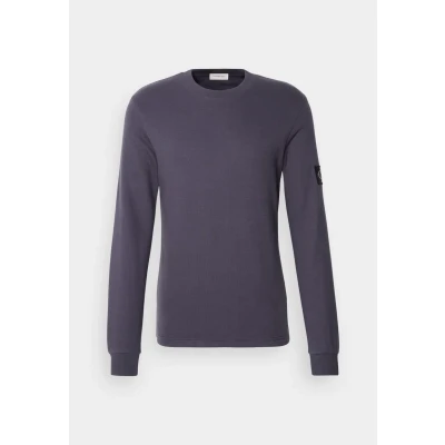 Afbeelding van Calvin Klein Jeans Badge TEE Longsleeve, Heren, Maat: XS, India ink