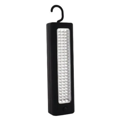 Afbeelding van DINOWIN led werklamp, magneten, haken, superheldere zaklamp, werkt op batterijen, schijnwerper, licht voor camping, huishouden, werkplaats (zwart)