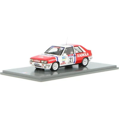 Afbeelding van Renault 11 Turbo Spark Modelauto 1:43 1987 Paul Rouby / Jean Louis Martin SF146 Rally de Corse