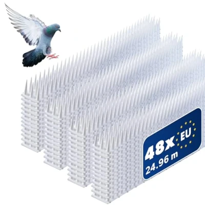 Afbeelding van KADAX Bird Defanda in Plapha, 51 x 4 3,5 cm, dierenverdediging, 3 rijen, kattenpieken, marts, duiven, dove, kijkjes, dak, duivenverdediging, vogelclaims, robuust, robuust)