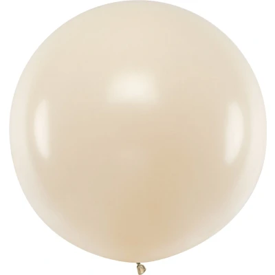 Afbeelding van Partydeco Ballonnen latex ivoor 100 cm (per stuk)