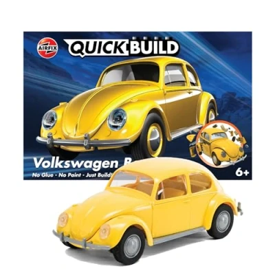 Afbeelding van Airfix Quickbuild Vw Beetle Yellow modelbouwsets, hobbybouwspeelgoed voor kinderen, modelverf en accessoires