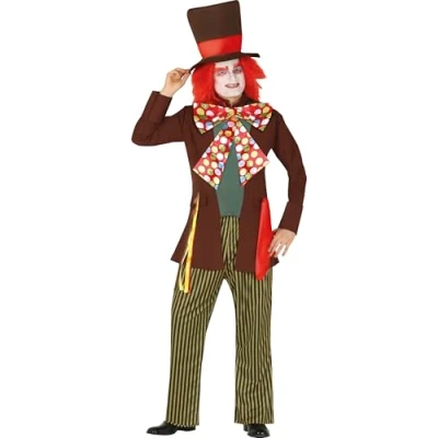 Afbeelding van Fiestas Guirca Verkleedpak Mad Hatter Polyester Bruin/groen Mt M
