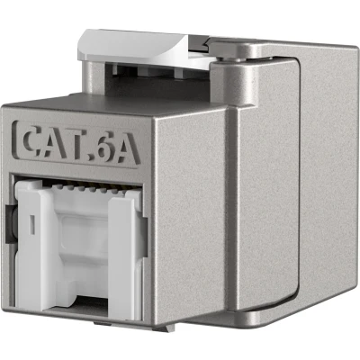 Afbeelding van E 20093 Flat Silver RJ 45 Female 10GBase T 22/26