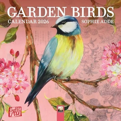 Afbeelding van Sophie Adde: Garden Birds Mini Wall Calendar 2026 (Art Calendar)