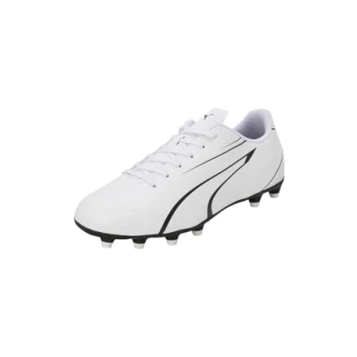 Afbeelding van Puma Vitoria FG voetbalschoenen wit Maat 43 Uitneembare zool