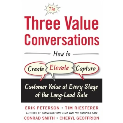 Afbeelding van the Three Value Conversations: How to Create, Elevate, and Capture Customer at Every Stage of Long Lead Sale