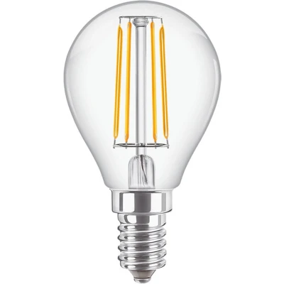 Afbeelding van Philips Corepro LEDluster E14 Kogel Filament Helder 4.3W 470lm 827 Zeer Warm Wit