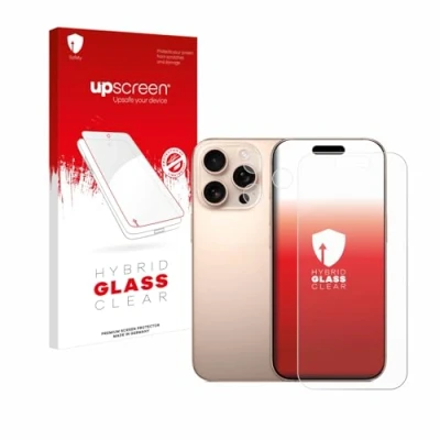 Afbeelding van upscreen Beschermfolie Screen Protector voor Apple iPhone 16 Pro (Voor+Camera) Beschermglas 9H Hardheid, Antikras, Anti Vingerafdruk