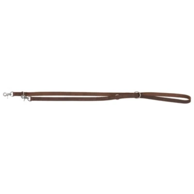 Afbeelding van Trixie Hondenriem Rustic Verstelbaar Vetleer Donkerbruin 100X2,5 CM (402859)