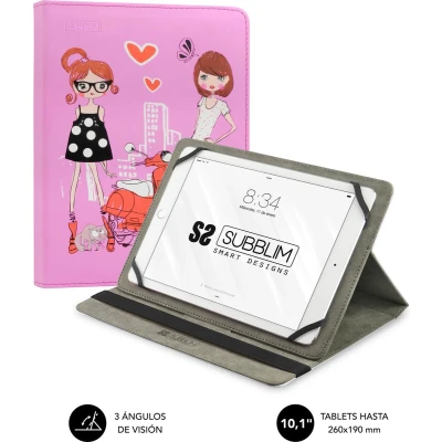 Afbeelding van Tablet kap Subblim SUBCUT4TC004 Roze 10,1&quot;