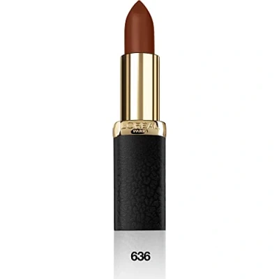 Afbeelding van Loreal Color riche lipstick matte 636 mahogany studs 1 stuks