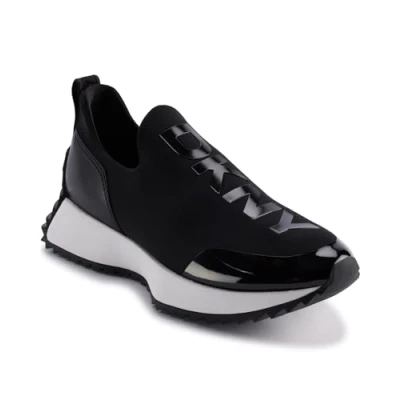 Afbeelding van DKNY Nallen Slip On SNE Sneakers voor dames, zwart, 37.5 EU