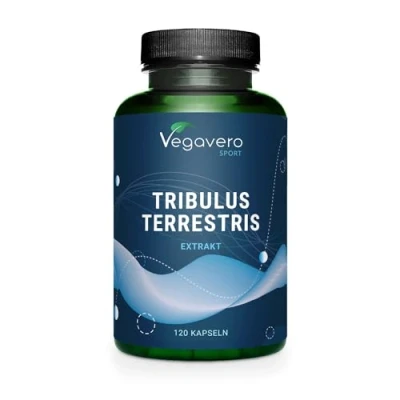 Afbeelding van Vegavero Tribulus Terrestris 90% STEROÏDE SAPONINEN Zonder gelatine Krachttraining &amp; bodybuilding Laboratorium getest Geen toevoegingen 120 capsules
