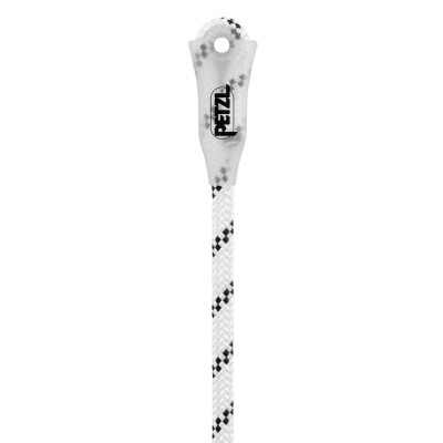 Afbeelding van Petzl Axis 11mm Semi Statisch Touw Met Genaaid Uiteinde 60 Mtr. Wit