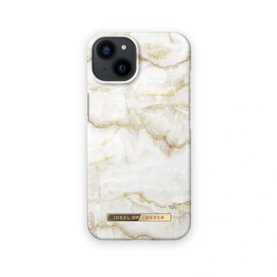 Afbeelding van iDeal of Sweden Back Case iPhone 13 Pro Golden Pearl Marble