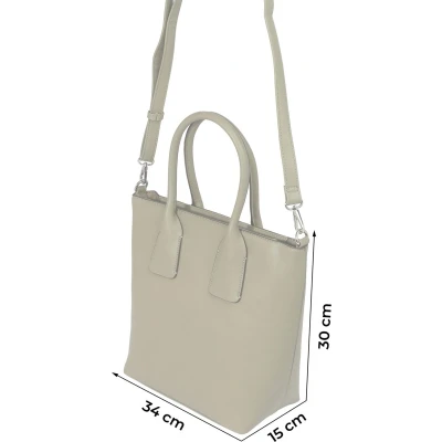 Afbeelding van TOM TAILOR Schoudertas Elise Zip Shopper Sage Groene