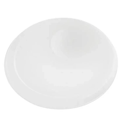Afbeelding van Deksel voor ronde container 3,8 ltr Zuivel, Rubbermaid, model: VB 232325, 12 stuks per verpakking, wit