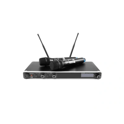 Afbeelding van Omnitronic UHF 302 Draadloze microfoon set 2 Handzenders