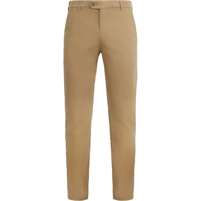 Afbeelding van Meyer Chino Bonn Beige maat 32 Heren met Modern fit Pasvorm Duurzaam Suitable Herenkleding