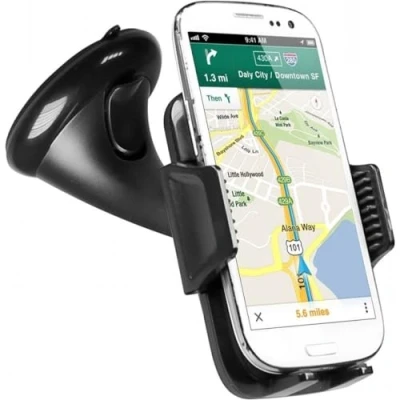 Afbeelding van sbs mobile Autohalterung Freeway für Smartphone und Handys mit Saugnapfbefestigung Zuignap Telefoonhouder voor in de auto 360 draaibaar 55 85 mm