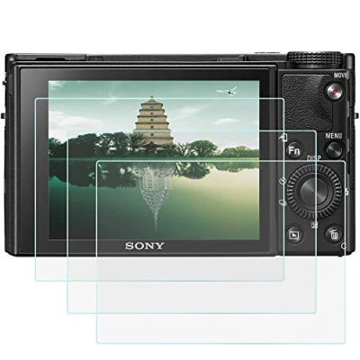 Afbeelding van Fire Rock RX100 VII Screen Protector voor Sony DSC RX100M7 Mark7 Camera, Ultra Clear 9H Hardheid Gehard Glas Cover 3Packss