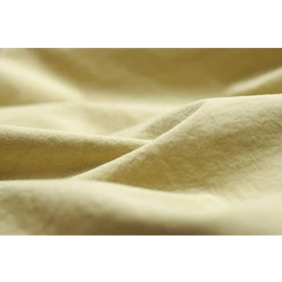 Afbeelding van L1NK STUDIO Dekbedovertrek 135 cm, effen, 220 x 100% katoen (draaddichtheid 200), geel