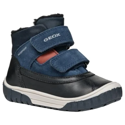 Afbeelding van Geox OMAR BOY WPF Snowboots voor kinderen, Maat: 20, Black/navy Leer en textiel