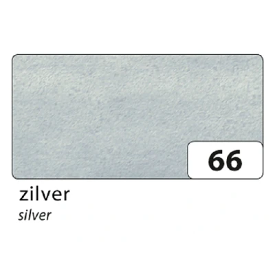 Afbeelding van Zijdevloeipapier Folia 50x70cm 20gr nr66 zilver 5 vel
