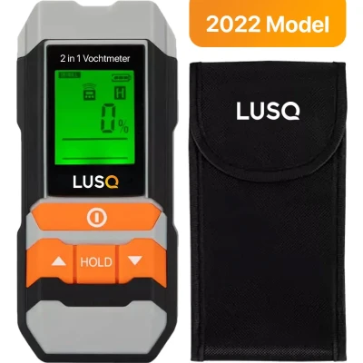 Afbeelding van 2 in 1 digitale vochtmeter moisture Voor hout en bouwmaterialen