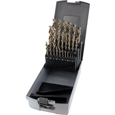 Afbeelding van FAMAG Houtspiraal boorset 25 delig D = 1 13 mm (stijgend met 0,5 mm) in Rose Box
