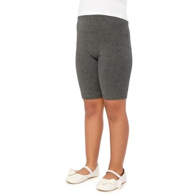 Afbeelding van Merry Style MS MS10 227 LE Meisjes Leggings Sport Vrijetijdsbroek Kort Katoen Sporbroek Yogabroek Donker Gemêleerd 152