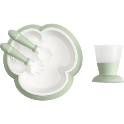 Afbeelding van BabyBjörn Baby Serviesset 4 delig Pastelgroen